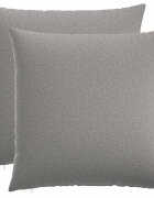 vidaXL Калъфка за възглавница 2 бр. HEERLEN Облачно сиво 70 x 70 cm