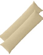 vidaXL Калъфка за възглавница 2 бр. HEERLEN Сивозелен 40 x 145 см