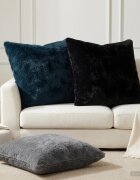 vidaXL Калъфка за възглавница 2 бр. HEERLEN Тъмносиво 65 х 65 см
