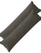 vidaXL Калъфка за възглавница 2 бр. HOUTEN Антрацит 40 x 145 см