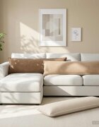 vidaXL Калъфка за възглавница 2 бр. HOUTEN Кафяво 40 x 145 см