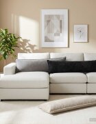 vidaXL Калъфка за възглавница 2 бр. HOUTEN Тъмносиво 40 x 145 см