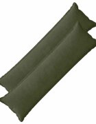 vidaXL Калъфка за възглавница 2 бр. HOUTEN Зелено 40 x 145 см кордурой