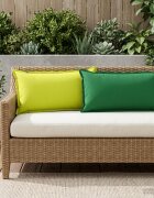 vidaXL Калъфка за възглавница 2 бр. HOUTEN Зелено 40 x 80 cm Полиестер