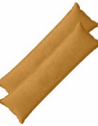 vidaXL Калъфка за възглавница 2 бр. HOUTEN Жълто 40 x 145 см кордурой