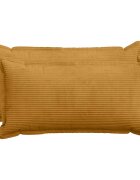 vidaXL Калъфка за възглавница 2 бр. HOUTEN Жълто 40 x 70 cm кордурой