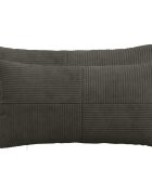 vidaXL Калъфка за възглавница 2 pcs ALMELO Антрацит 40 x 80 cm