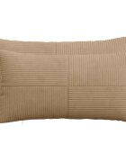vidaXL Калъфка за възглавница 2 pcs ALMELO Кафяво 40 x 70 cm кордурой