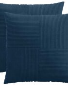 vidaXL Калъфка за възглавница 2 pcs ALMELO Морски син 70 x 70 cm