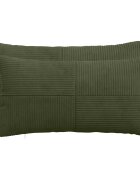vidaXL Калъфка за възглавница 2 pcs ALMELO Зелено 40 x 70 cm кордурой