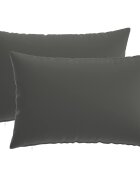 vidaXL Калъфка за възглавница 2 pcs HEERLEN Антрацит 50 x 80 cm