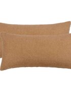 vidaXL Калъфка за възглавница 2 pcs HEERLEN Бежово 40 x 80 cm Букле