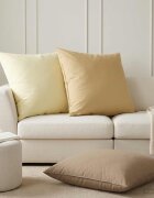 vidaXL Калъфка за възглавница 2 pcs HEERLEN Бежово 65 х 65 см