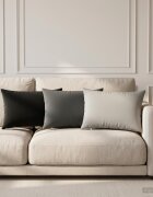 vidaXL Калъфка за възглавница 2 pcs HEERLEN Черно 40 x 60 cm Полиестер