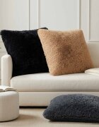 vidaXL Калъфка за възглавница 2 pcs HEERLEN Черно 65 х 65 см ПВ флийс