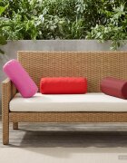 vidaXL Калъфка за възглавница 2 pcs HEERLEN Червено Ø 15 x 40 см