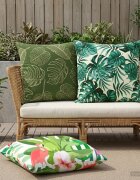 vidaXL Калъфка за възглавница 2 pcs HEERLEN Дизайн с листа 80 x 80 cm