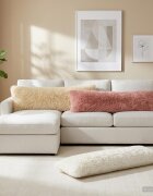 vidaXL Калъфка за възглавница 2 pcs HEERLEN Кремаво 40 x 145 см