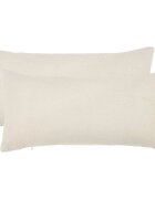 vidaXL Калъфка за възглавница 2 pcs HEERLEN Кремаво 40 x 70 cm Букле
