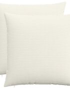 vidaXL Калъфка за възглавница 2 pcs HEERLEN Кремаво 55 x 55 см