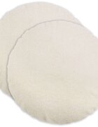 vidaXL Калъфка за възглавница 2 pcs HEERLEN Кремаво Ø 50 cm Букле