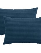 vidaXL Калъфка за възглавница 2 pcs HEERLEN Морски син 50 x 80 cm