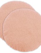 vidaXL Калъфка за възглавница 2 pcs HEERLEN Розово Ø 60 cm Букле