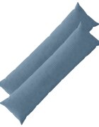 vidaXL Калъфка за възглавница 2 pcs HEERLEN Синьо 40 x 145 см кордурой