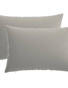 vidaXL Калъфка за възглавница 2 pcs HEERLEN Сиво 50 x 80 cm Полиестер