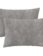 vidaXL Калъфка за възглавница 2 pcs HEERLEN Светлосиво 50 x 70 cm