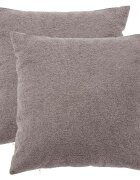 vidaXL Калъфка за възглавница 2 pcs HEERLEN Светлосиво 60 x 60 cm