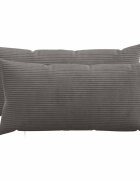 vidaXL Калъфка за възглавница 2 pcs HEERLEN Тъмносиво 40 x 80 cm