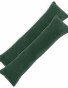 vidaXL Калъфка за възглавница 2 pcs HEERLEN Тъмнозелено 40 x 145 см