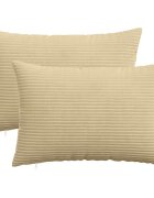 vidaXL Калъфка за възглавница 2 pcs HEERLEN Зелен Сив 40 x 60 cm