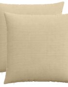 vidaXL Калъфка за възглавница 2 pcs HEERLEN Зелен Сив 70 x 70 cm