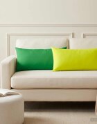 vidaXL Калъфка за възглавница 2 pcs HEERLEN Зелено 40 x 80 cm