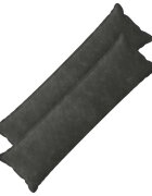 vidaXL Калъфка за възглавница 2 pcs HOUTEN Антрацит 40 x 145 см