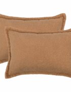 vidaXL Калъфка за възглавница 2 pcs HOUTEN Бежово 30 x 50 cm Букле
