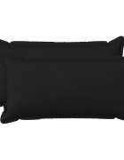 vidaXL Калъфка за възглавница 2 pcs HOUTEN Черно 40 x 70 cm