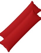 vidaXL Калъфка за възглавница 2 pcs HOUTEN Червено 40 x 145 см