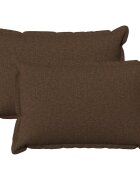 vidaXL Калъфка за възглавница 2 pcs HOUTEN Кафяво 30 x 50 cm