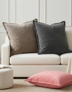vidaXL Калъфка за възглавница 2 pcs HOUTEN Розово 65 х 65 см Кадифе