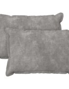 vidaXL Калъфка за възглавница 2 pcs HOUTEN Светлосиво 30 x 50 cm
