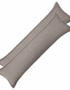 vidaXL Калъфка за възглавница 2 pcs HOUTEN Светлосиво 40 x 145 см