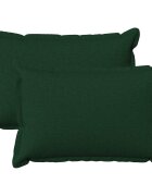 vidaXL Калъфка за възглавница 2 pcs HOUTEN Тъмнозелено 50 x 75 cm