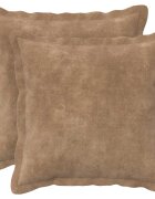 vidaXL Калъфка за възглавница 2 pcs HOUTEN Таупе 35 x 35 cm
