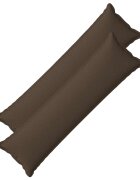 vidaXL Калъфка за възглавница 2 pcs HOUTEN Таупе 40 x 145 см