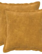 vidaXL Калъфка за възглавница 2 pcs HOUTEN Жълто 35 x 35 cm