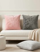 vidaXL Калъфка за възглавница 6 бр. HEERLEN Розово 55 x 55 см Фланела