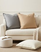 vidaXL Калъфка за възглавница 6 бр. HOUTEN Бяло 55 x 55 см